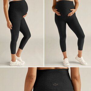 Beyond the bump Black space dye leggings Size Small Women's Maternity Pregnancy